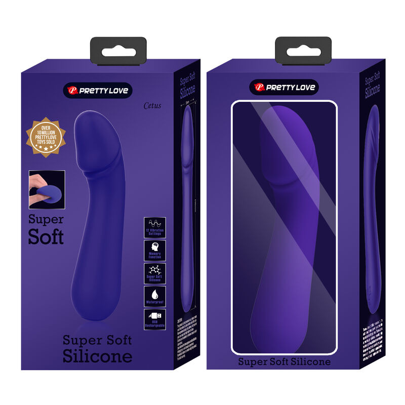 Pretty love - cetus rechargeable vibrator purple 8