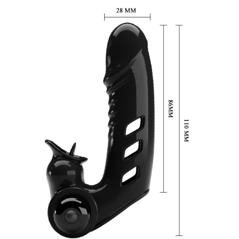 Pretty Love - Corbin Black Vibrator Finger Cover 5