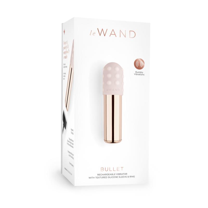 Le Wand - Bullet Rechargeable Vibrator Rose Gold 7