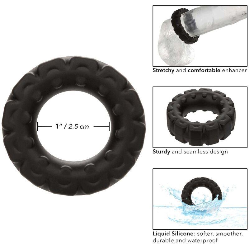 California Exotics - Alpha Prolong Tread Ring Black 6