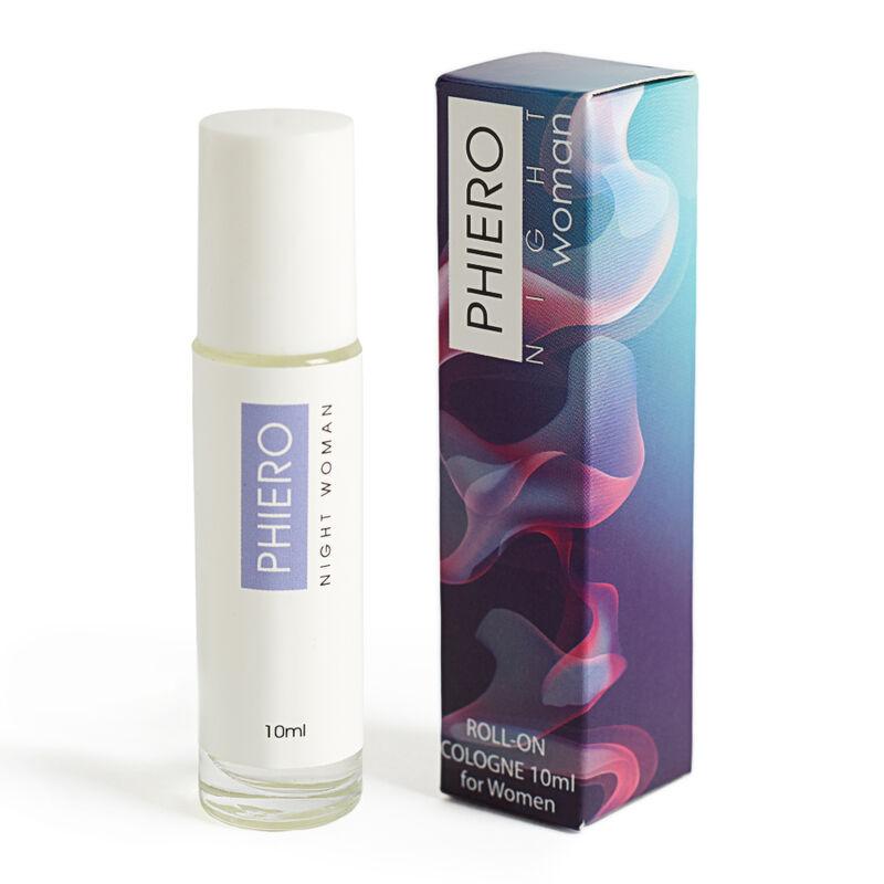 500 cosmetics - phiero night woman. perfume with pheromones in roll-on format for women