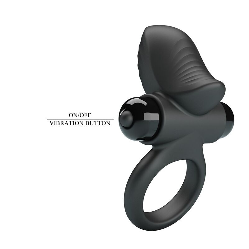 Pretty love - adrien vibrating penis ring 10 functions black 1