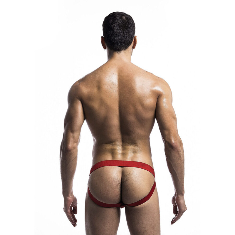 Mob - red fetish jockstrap swimsuit size xl 1