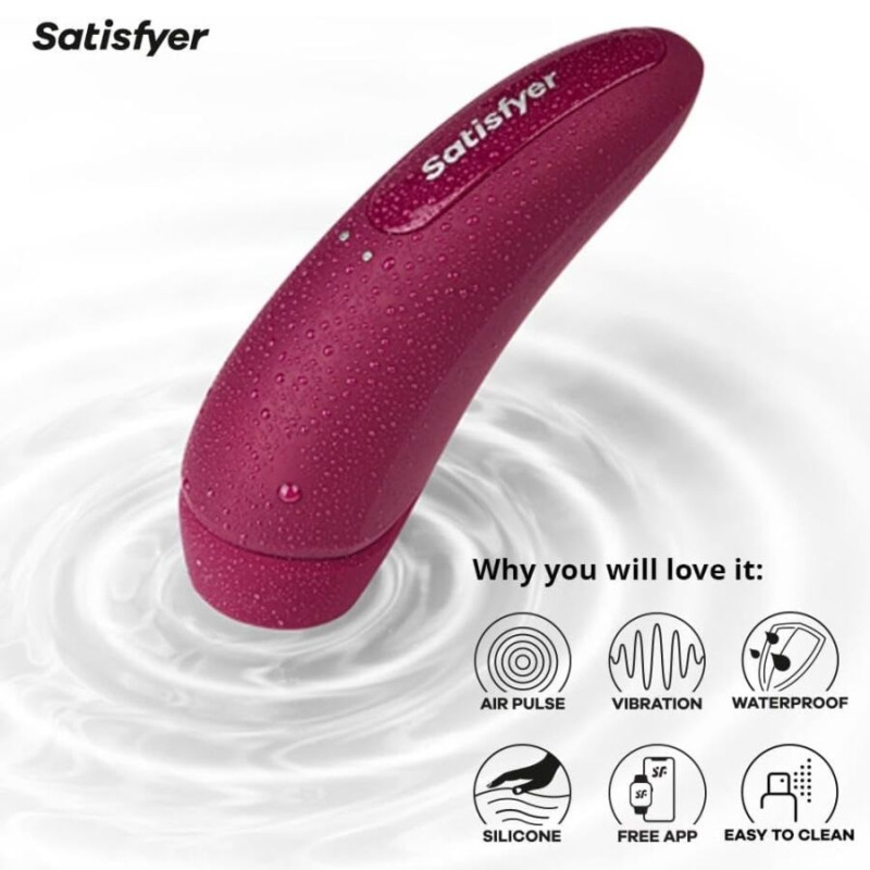 Satisfyer - curvy 1 + red pink 1