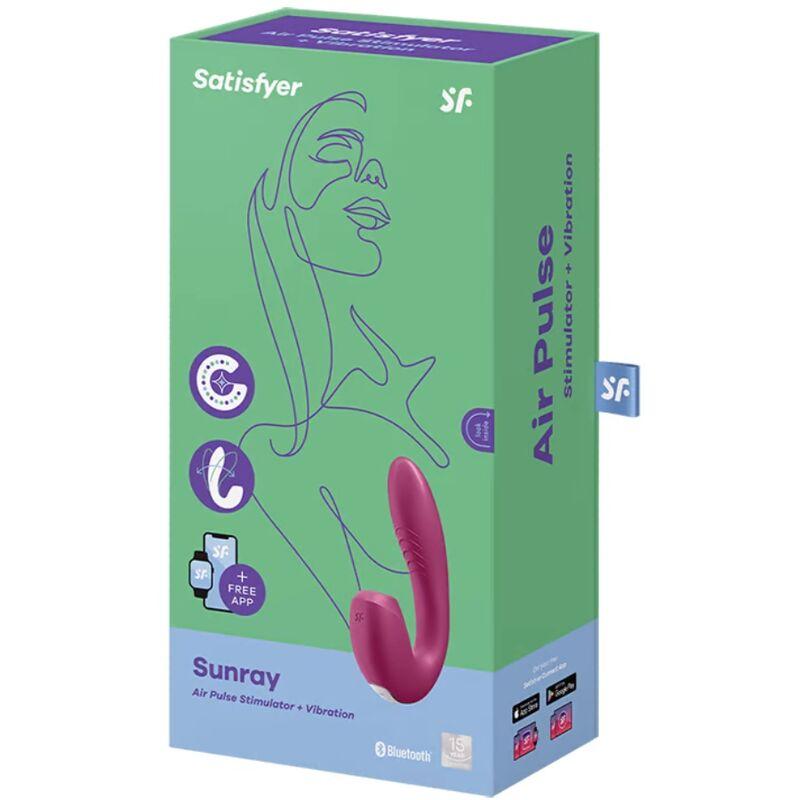 Satisfyer Sunray Stimulator & Vibration - Red