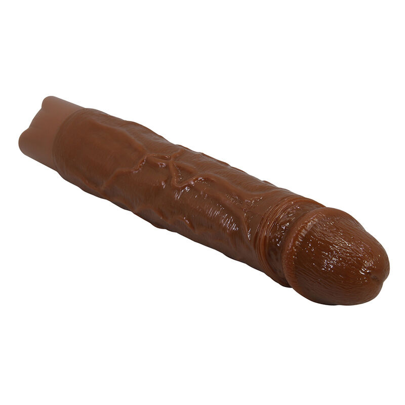 Pretty love - kessler realistic vibrating dildo with 10 vibration modes and 10 throws, 22 cm, brown 4