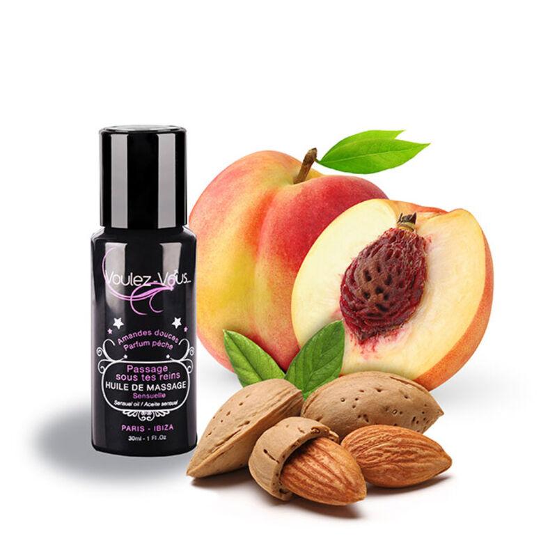 Voulez-Vous Massage Oil Sensual - Sweet Almonds & Peach 30 Ml