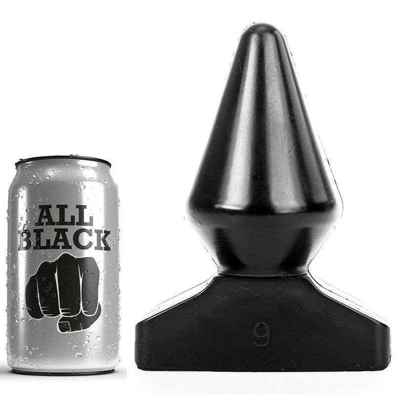 All black - anal plug 18,5 cm