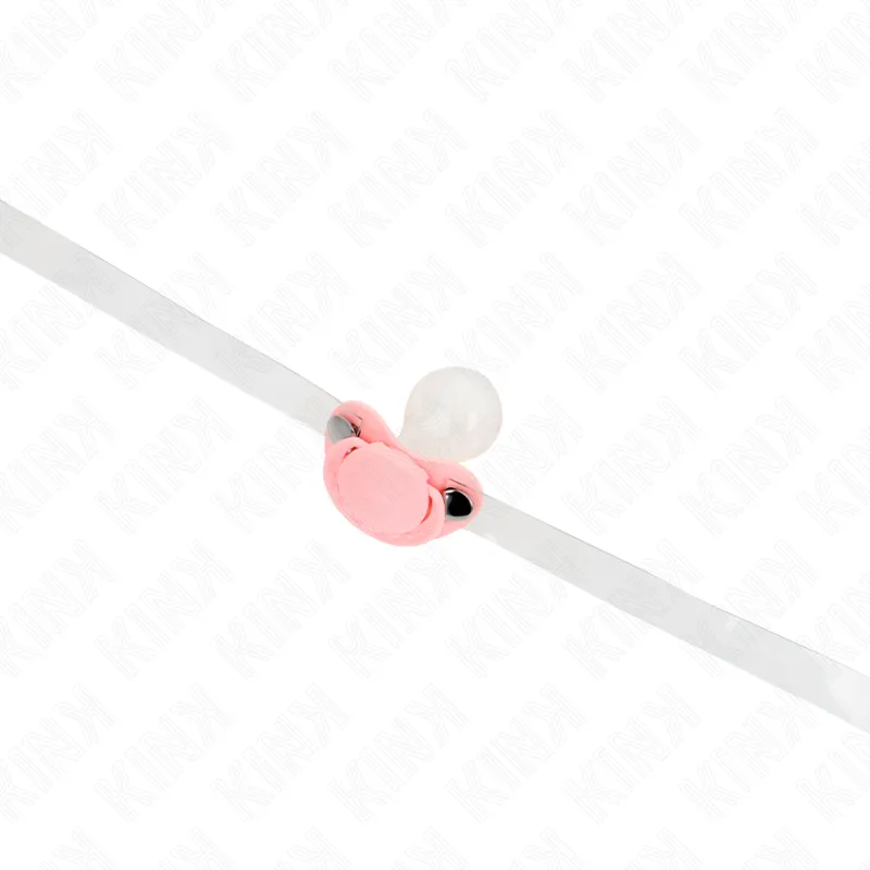 Kink - Pink Pacifier Shaped Gag 5.5 X 4 Cm Adjustable 43-60 Cm 1