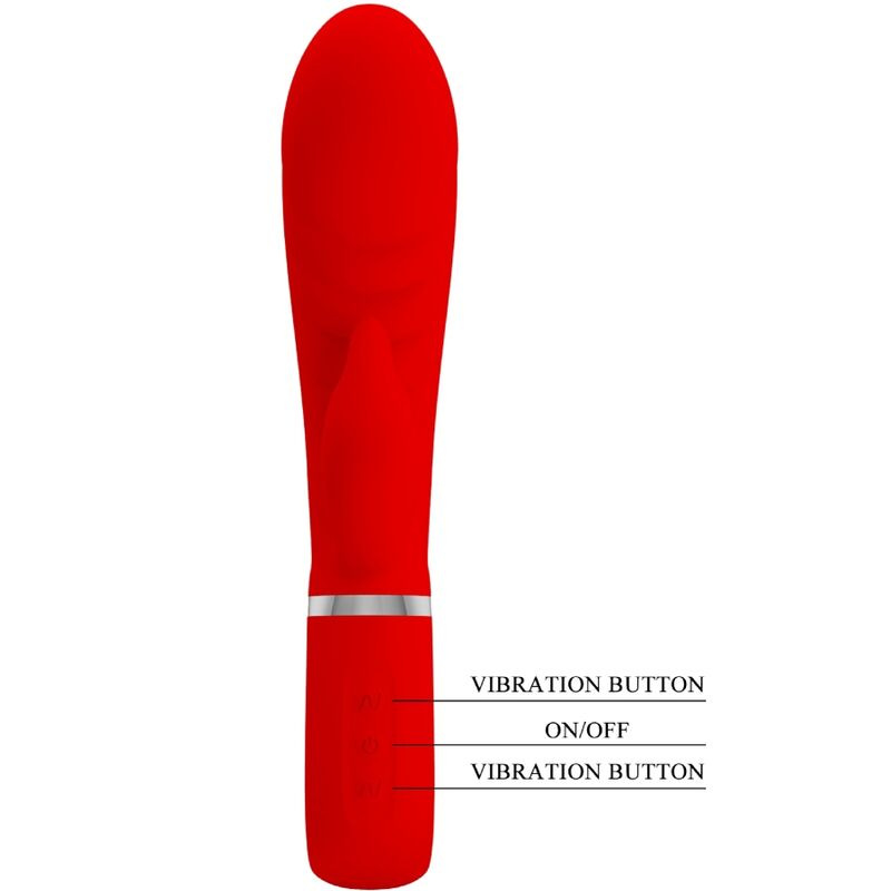 Pretty love - prescott multifunction g-spot vibrator red 5