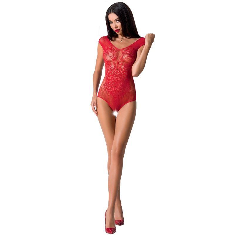 Passion - Woman Bs064 Red Bodystocking One Size