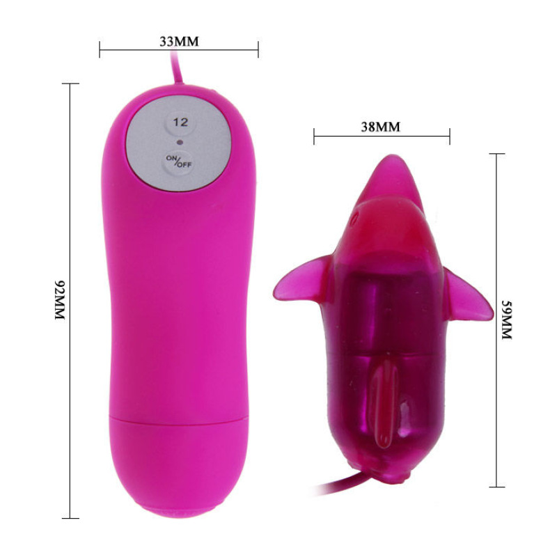 Baile - cute secret dolfin vibrator 12v 4