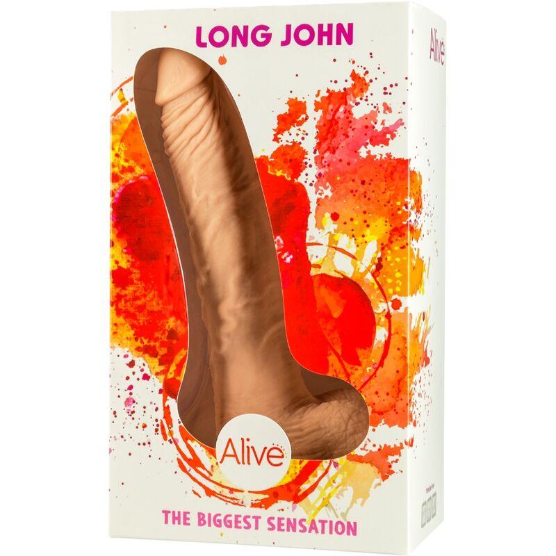 Alive - Long John Realistic Penis 21.8 Cm