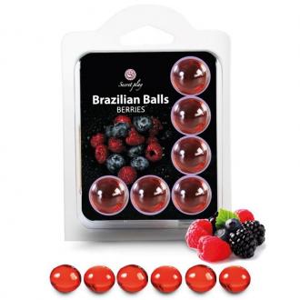 Brazillian Balls Lubricant Hot Balls 6 Units