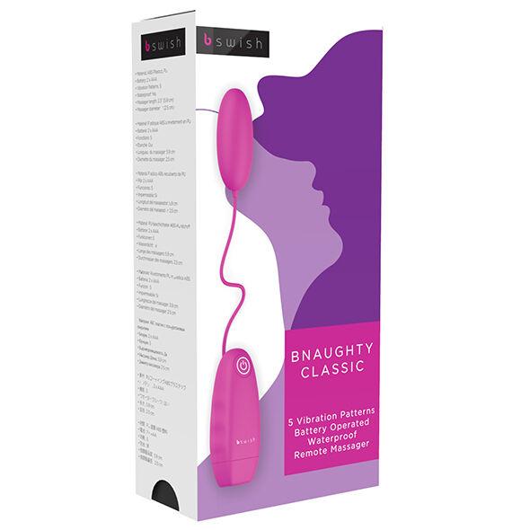 B Swish Bnaughty Classic Vibrating Bullet Cerise 1