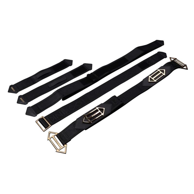 Lockink - Bdsm Adjustable Bed Restraint Kit Black 11