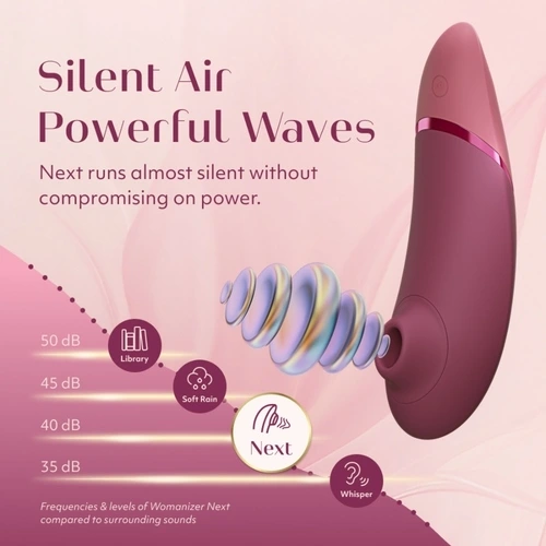 Womanizer - next clitoral stimulator dusky pink 6