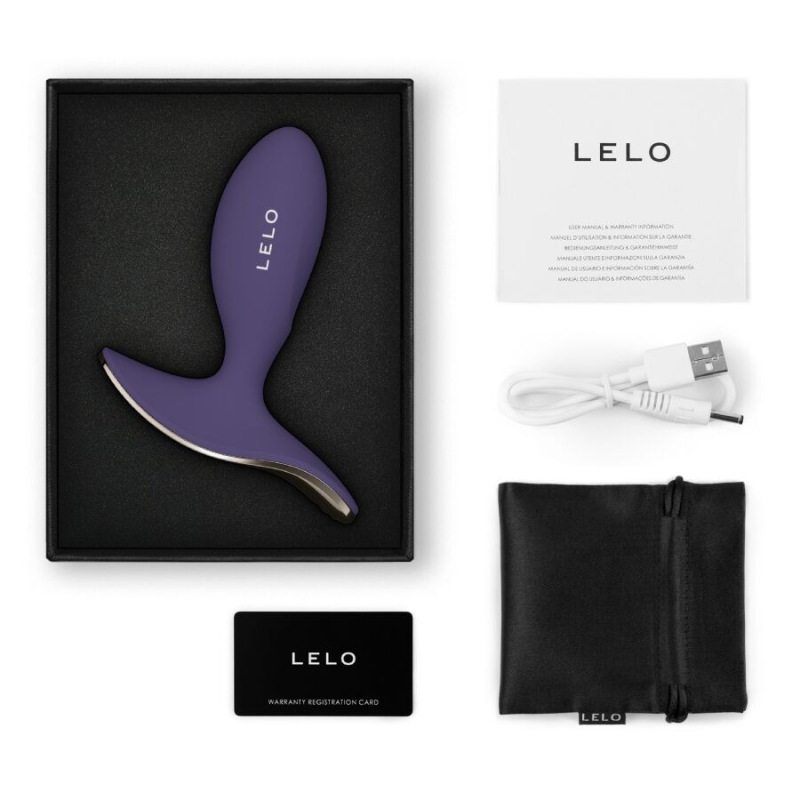 Lelo - surfer 2 unisex anal vibrating plug cyber purple 3