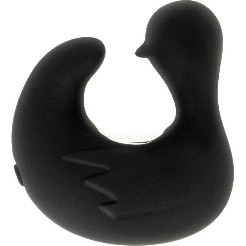 Black&silver - duckymania rechargeable silicone stimulating duck thimble 3