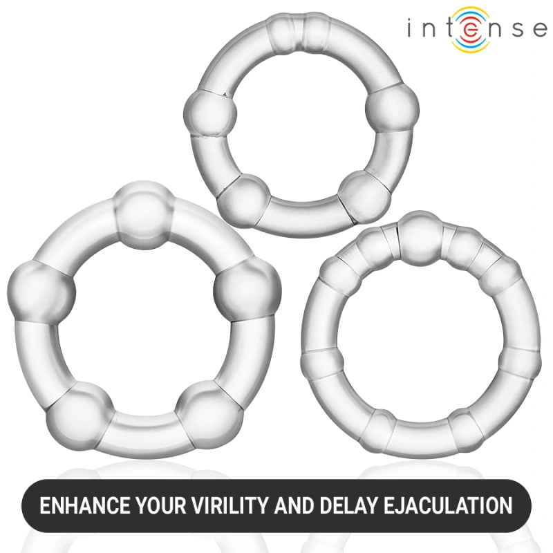 Intense - bourne set of 3 penis ring 5
