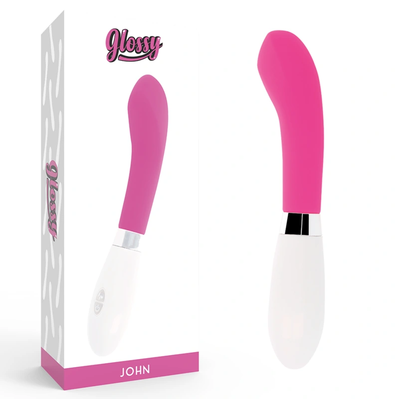 Glossy - john vibrator pink