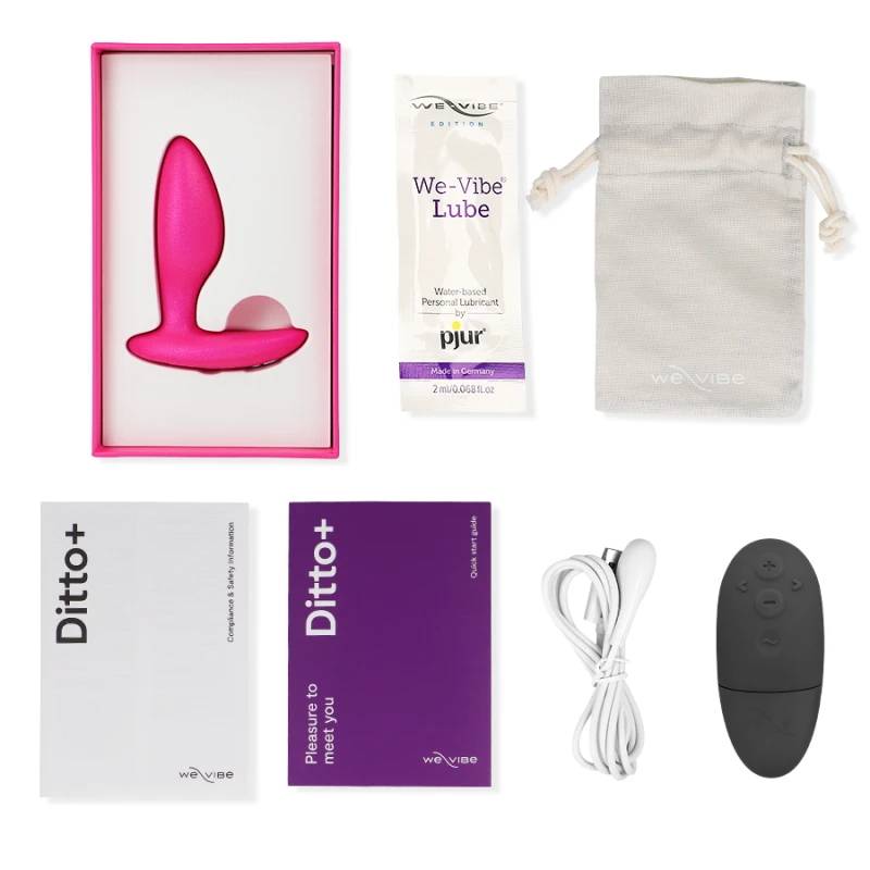 We-Vibe - Ditto+ Anal Plug Vibrator Pink 5