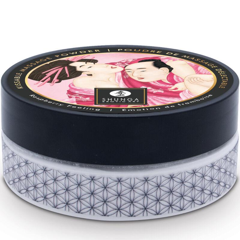 Shunga - Edible Massage Powder Kit Raspberry