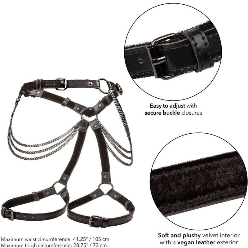 Calexotics - euphoria multi chain thigh harness 5