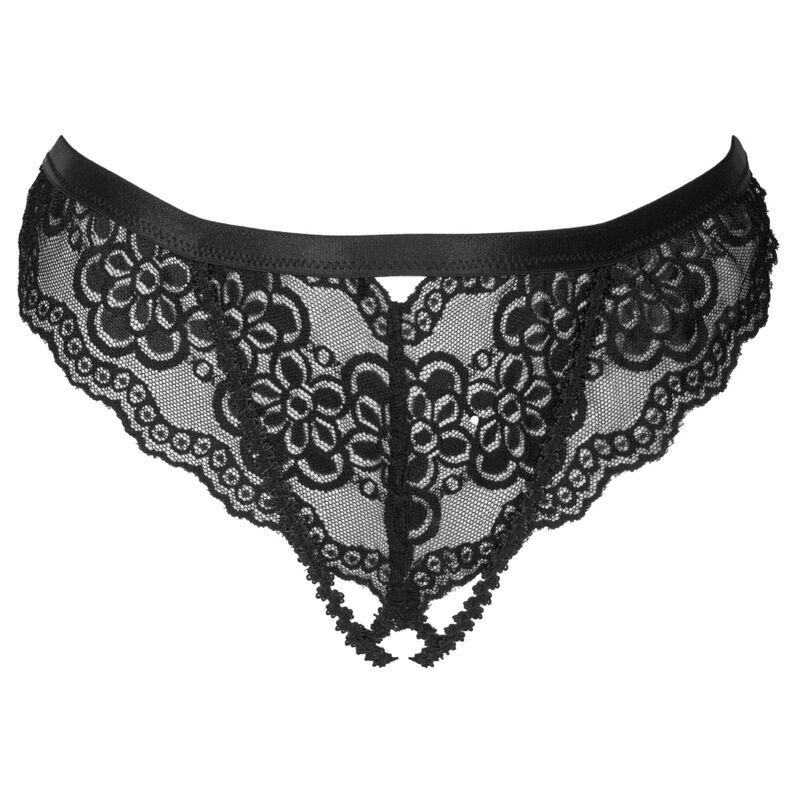 Livco Corsetti Fashion - Oksurin Panty Crotchless Black