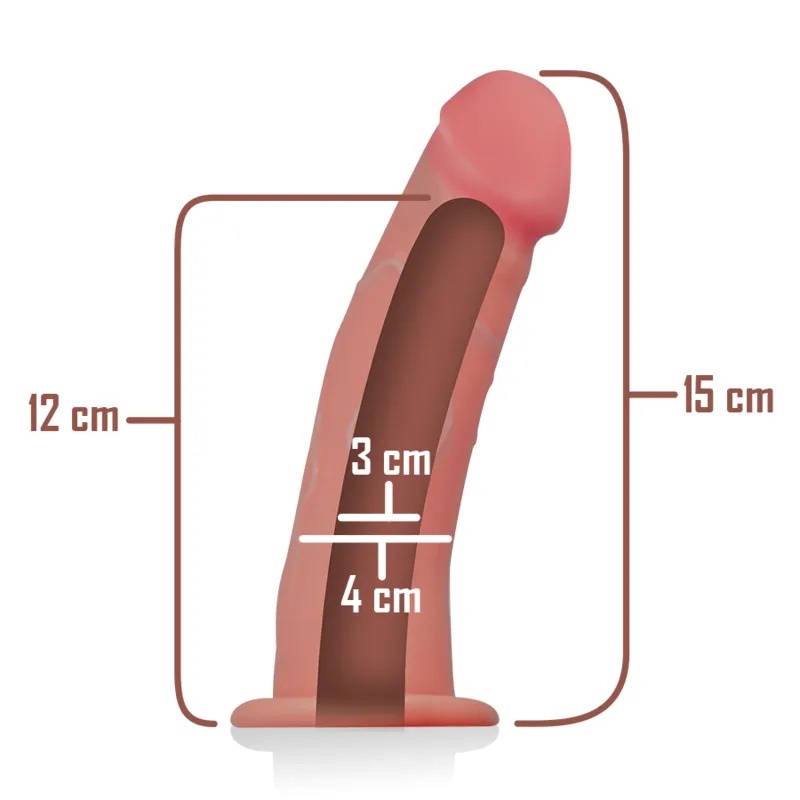 Intense - Hollow Strap-On Extender 16 X 3 Cm 4