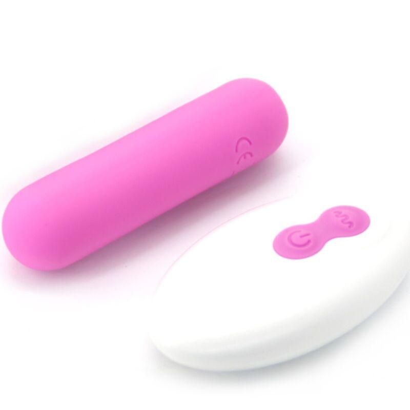 Armony - splash joline vibrator bullet silicone remote control 10 vibrations 65 x 15 cm pink 3