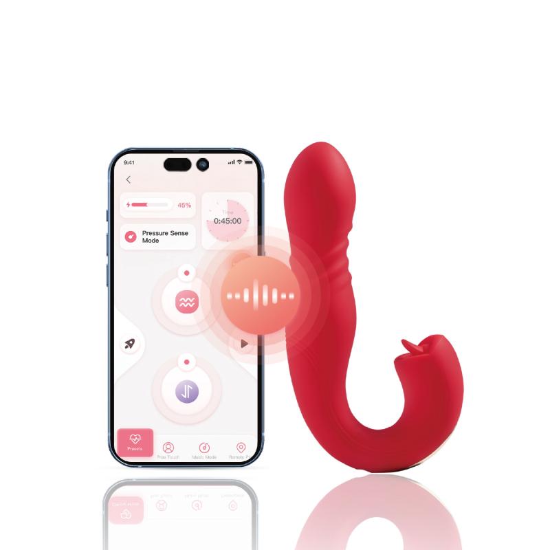 Honeyplaybox - Joi Thrust 2 Pressure Sensing App Controlled Thrusting G-Spot Vibrator & To 2