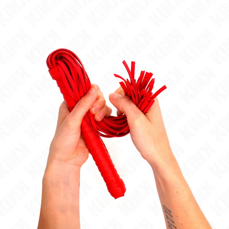 Kink - Whip With Red Textured Handle 48.5 Cm 3