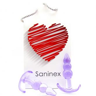 Saninex Plug Initiation 3d Pleasure Purple