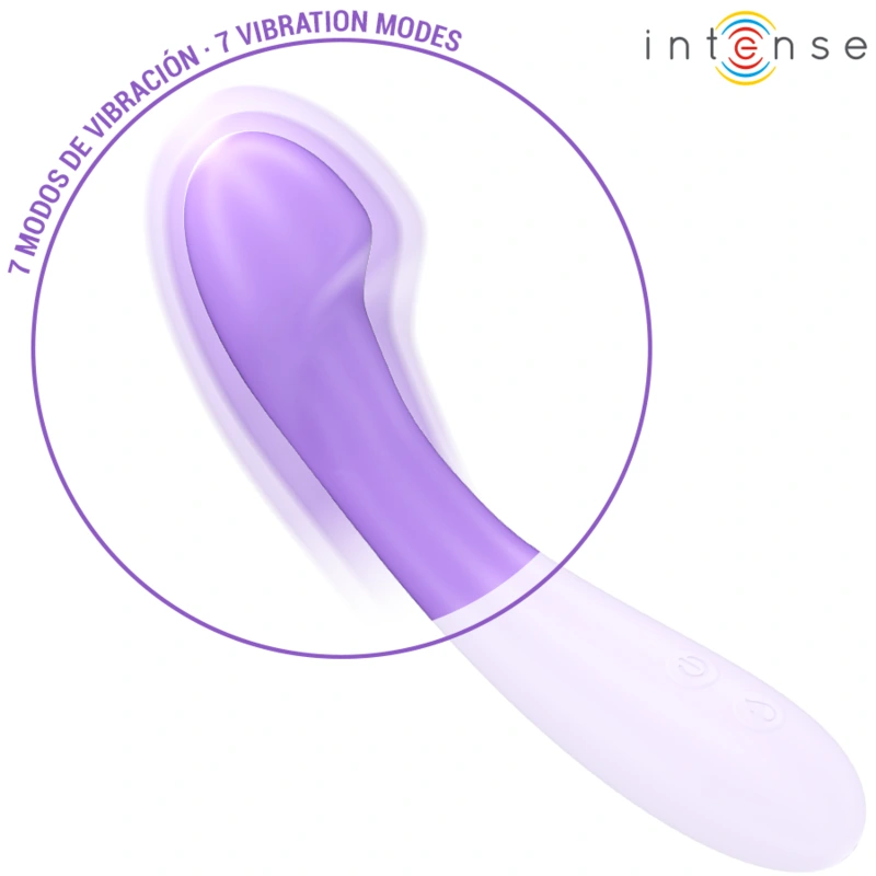 Intense - becky vibrator 19 cm heatable 7 vibrations purple 4