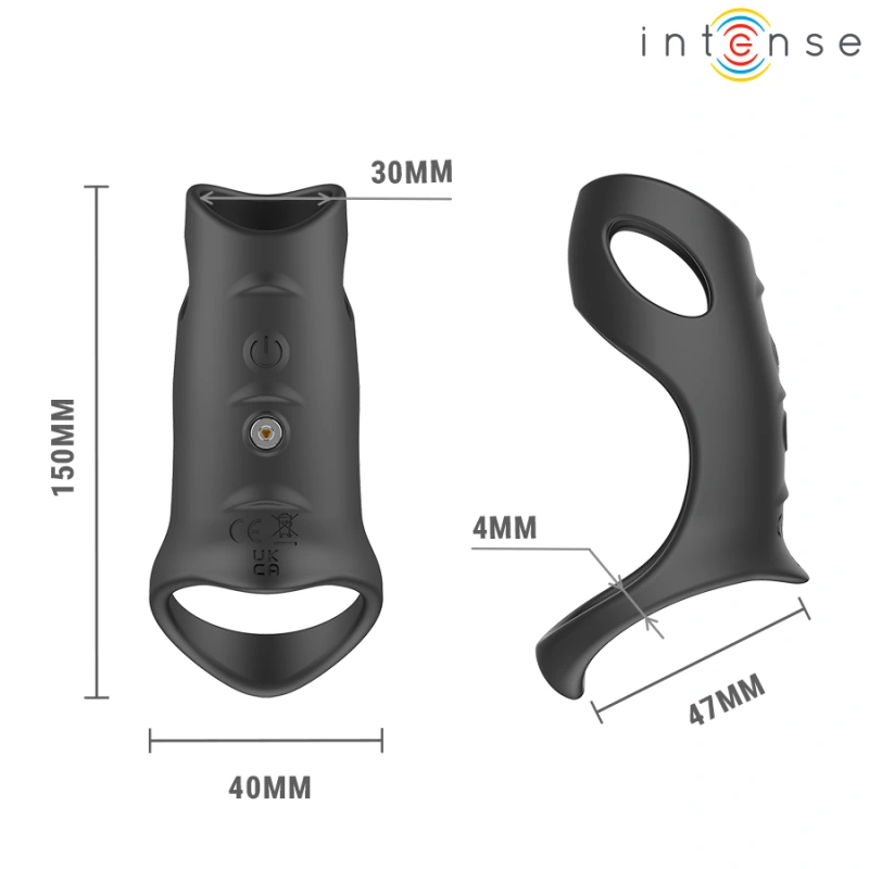 Intense - jerome adjustable vibrating penis ring model 12 7