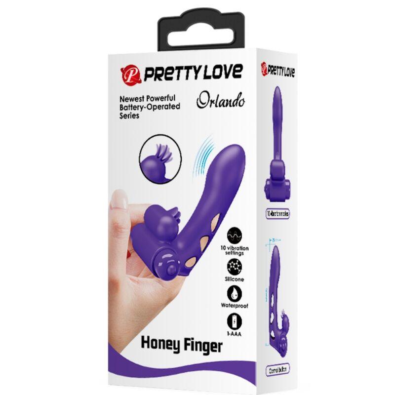 Pretty Love - Orlando Purple Vibrator Finger Cover