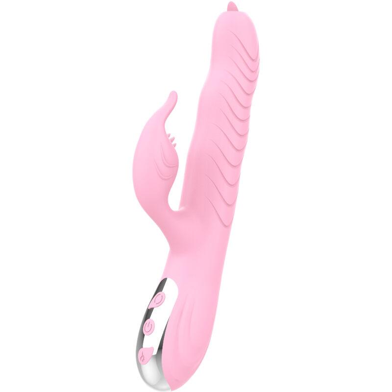 Armony - Marcia Vibrator & Thrusting Double Tongue Heat Effect Pink 3