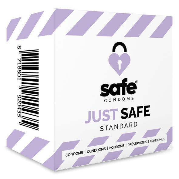 Safe - Condoms With Silicone-Based Lubricant Standard 5 Pcs