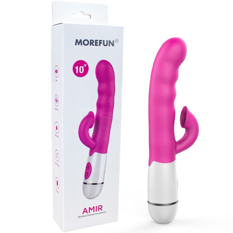 Armony - amir vibrator multifunction with stimulating tongue 16 speeds pink 4