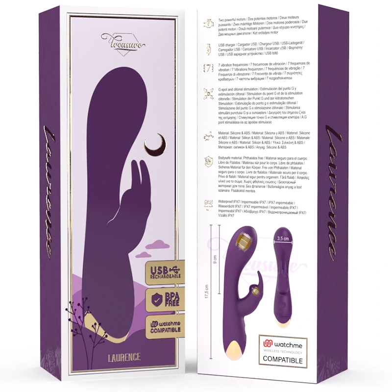 Treasure - laurence rabbit vibrator watchme wireless technology compatible 1