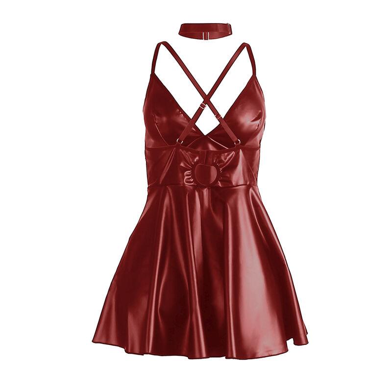 Subblime - 955397 dress with burgundy leather straps s/m 5