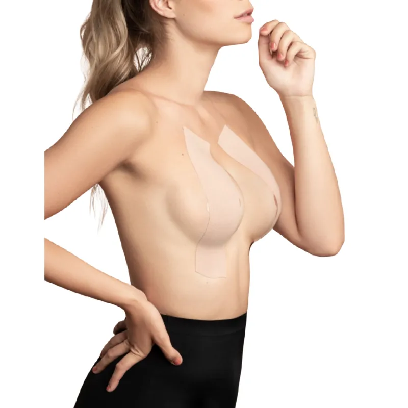 Bye Bra Body Tape 5m X 6.5 Cm + 3 Pairs Of Satin Nipple Cove 3