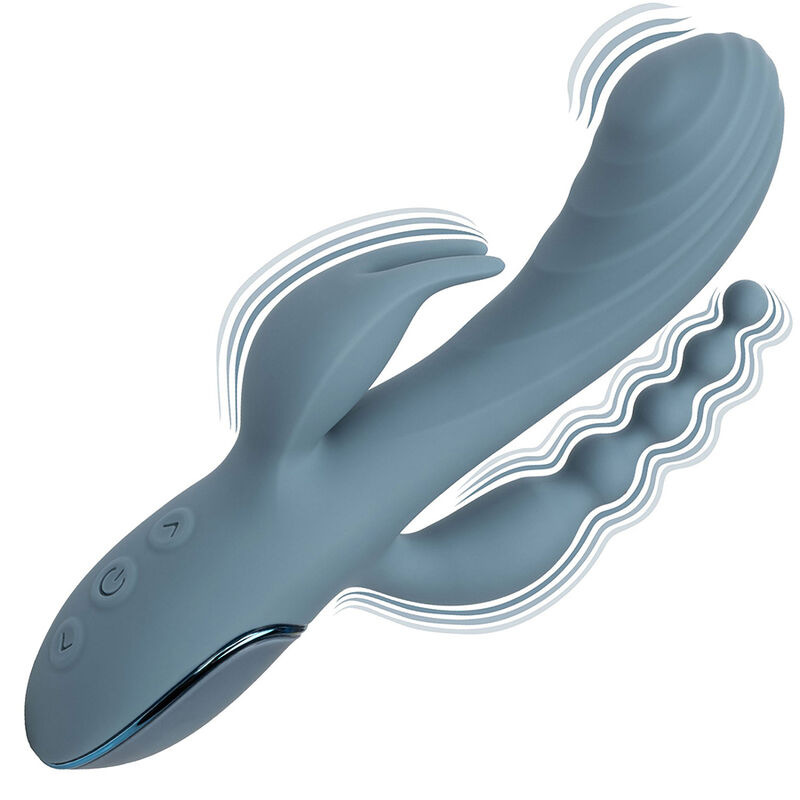 Calexotics - vibrator triple ecstasy grey 6