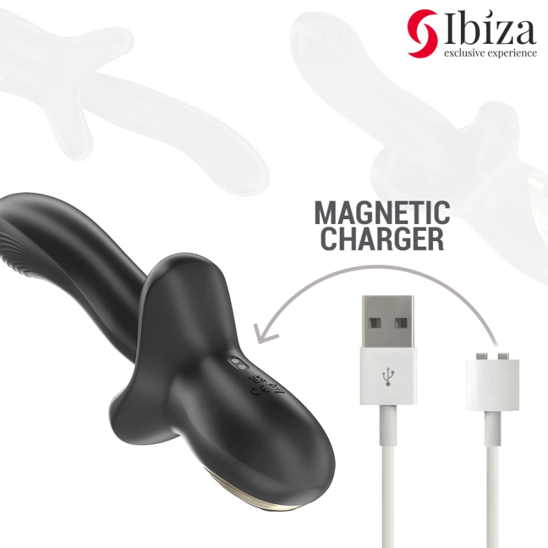 Ibiza - powerful vibrator with thrusting and biting effect 5
