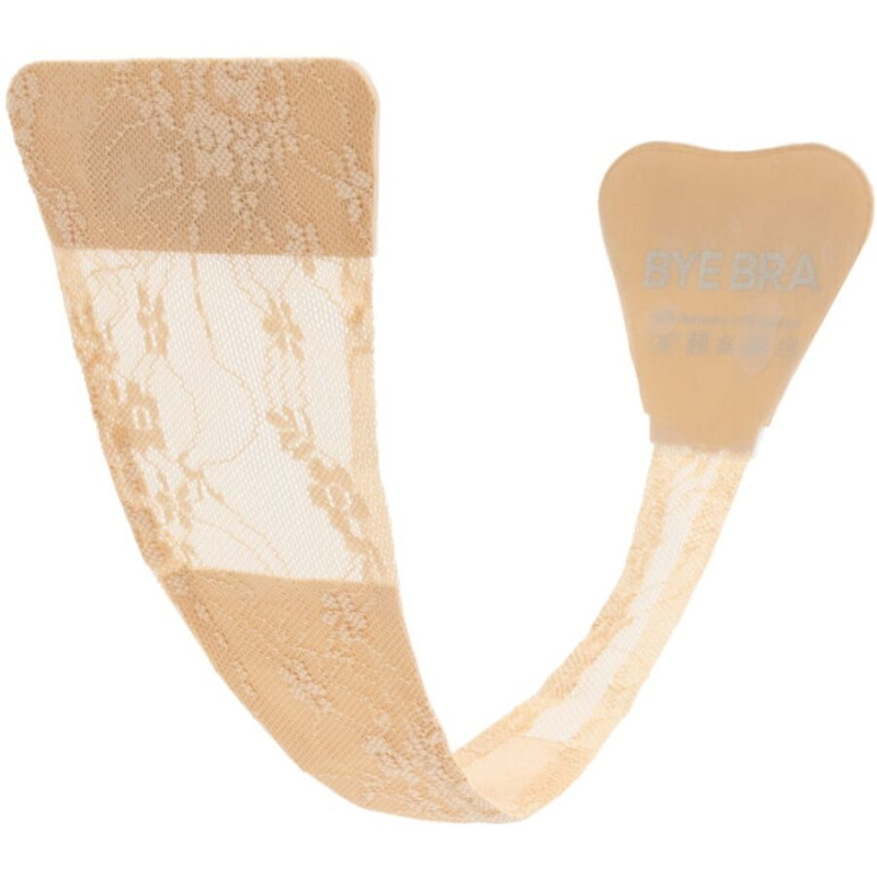 Bye-bra - adhesive thong lace beige one size