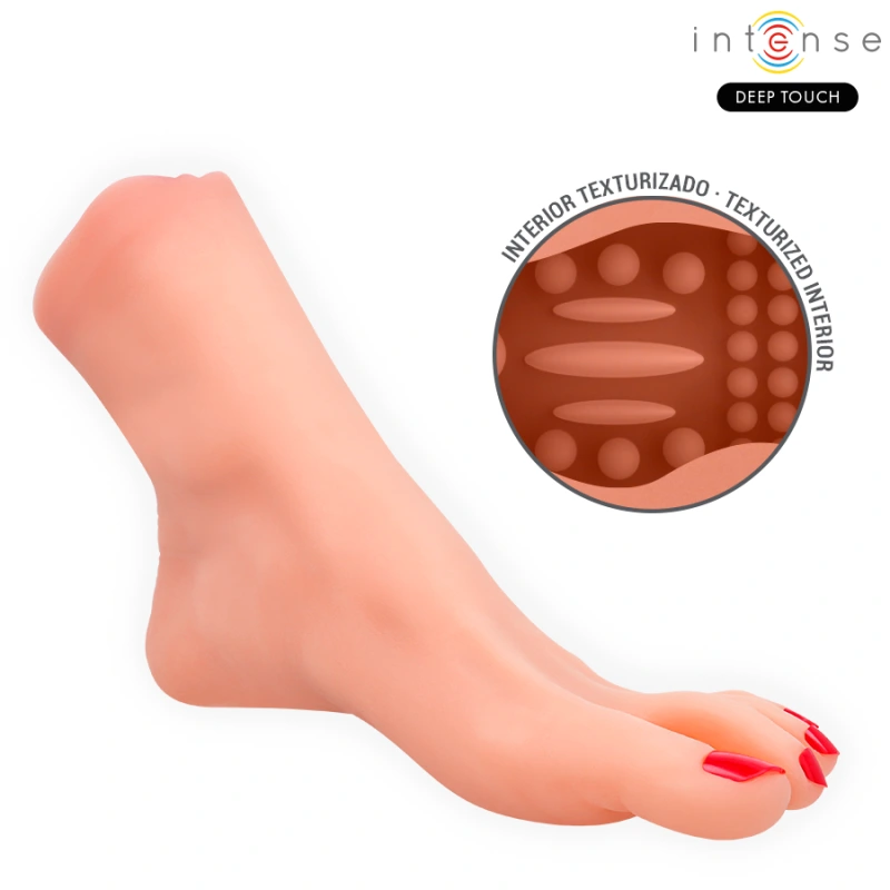 Intense deep touch - gabbie two-piece foot-shaped mastubador 6