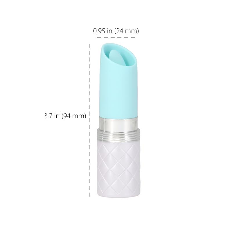 Pillow Talk - Lusty Luxurious Flickering Massager Teal 7