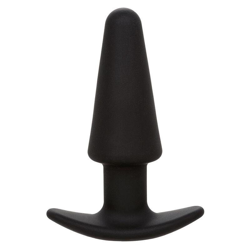 Calexotics - Rock Bottom Tapered Anal Plug 10 Vibraciones Silicone Black 1