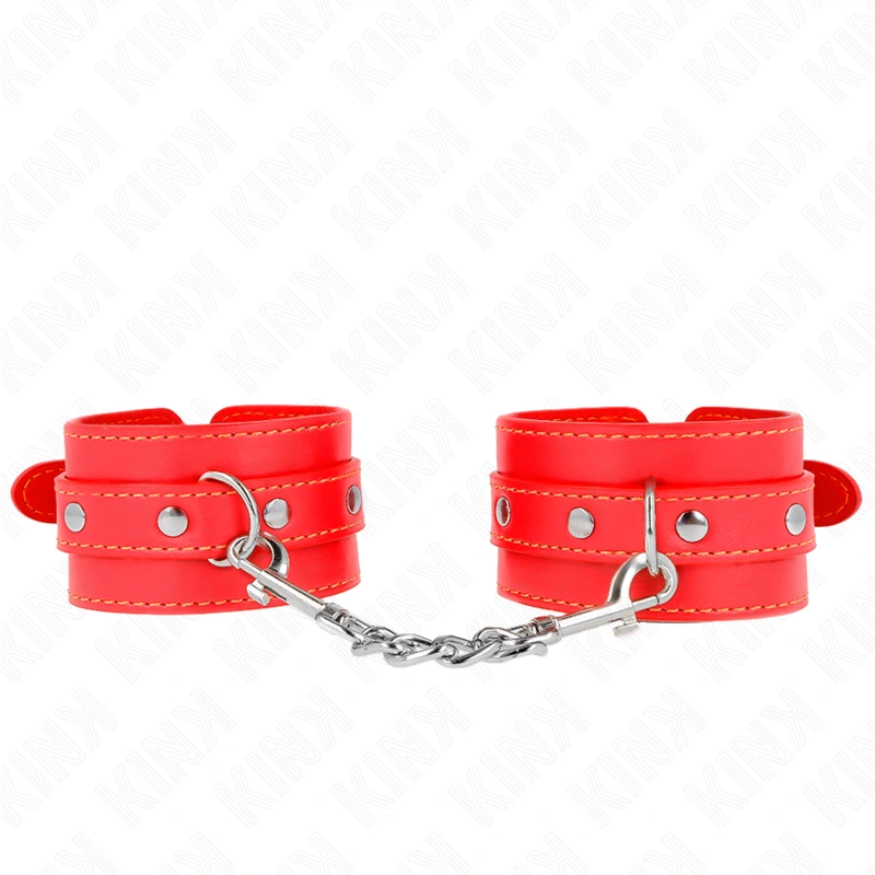 Kink - thin wrist restraints red adjustable 21-33 cm 3